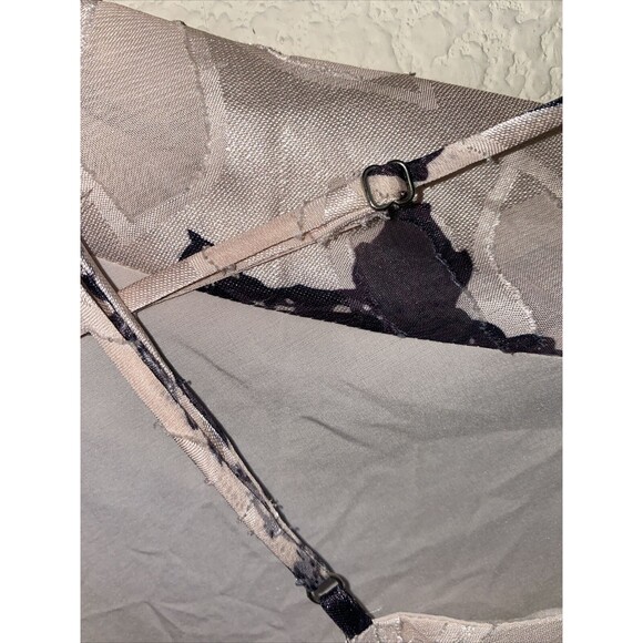 Lulus Floral fairy goth satin slip dress coquette dainty midi M whimsical - Picture 6 of 10